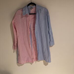 Princess Polly Dual-Tone Pink and Blue Shirt 140